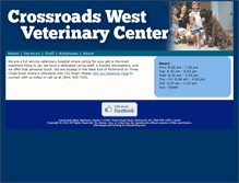 Tablet Screenshot of crossroadswestvet.com